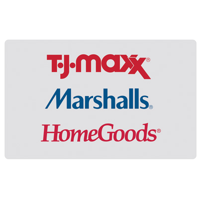 T.J. MAXX<sup>&reg;</sup> $25 Gift Card - There is a shopping spree in your future!  TJX Gift Cards are redeemable at any T.J.Maxx, Marshalls, or HomeGoods location nationwide or online. 